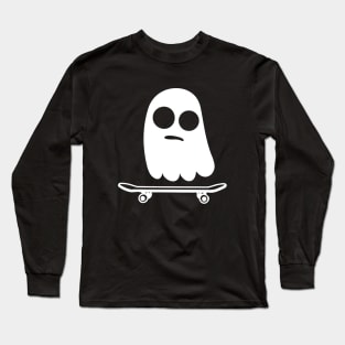 Skateboarding Ghost Long Sleeve T-Shirt